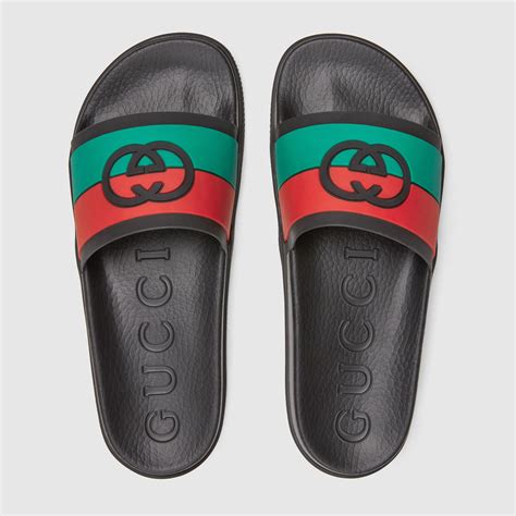 mens gucci slidea|men's Gucci slides on sale.